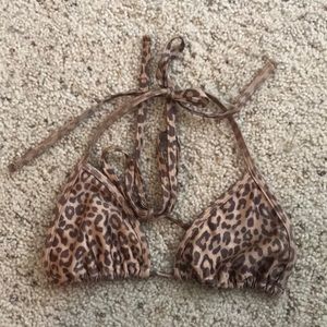 American Apparel Swim Leopard S